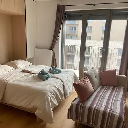 Modern 1br In Award-winning With Sauna And Gym Apartment Brno